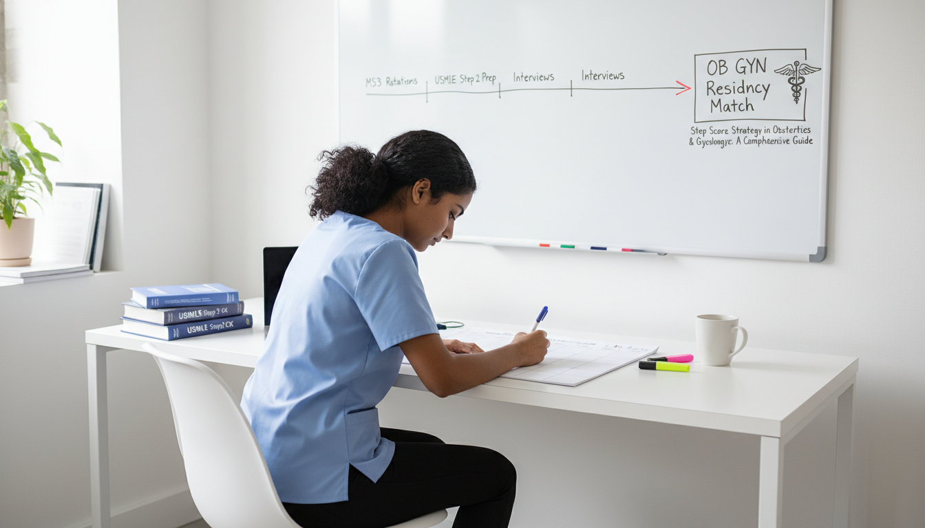 Medical student planning USMLE Step strategy for OB GYN - OB GYN residency for Step Score Strategy in Obstetrics & Gynecology