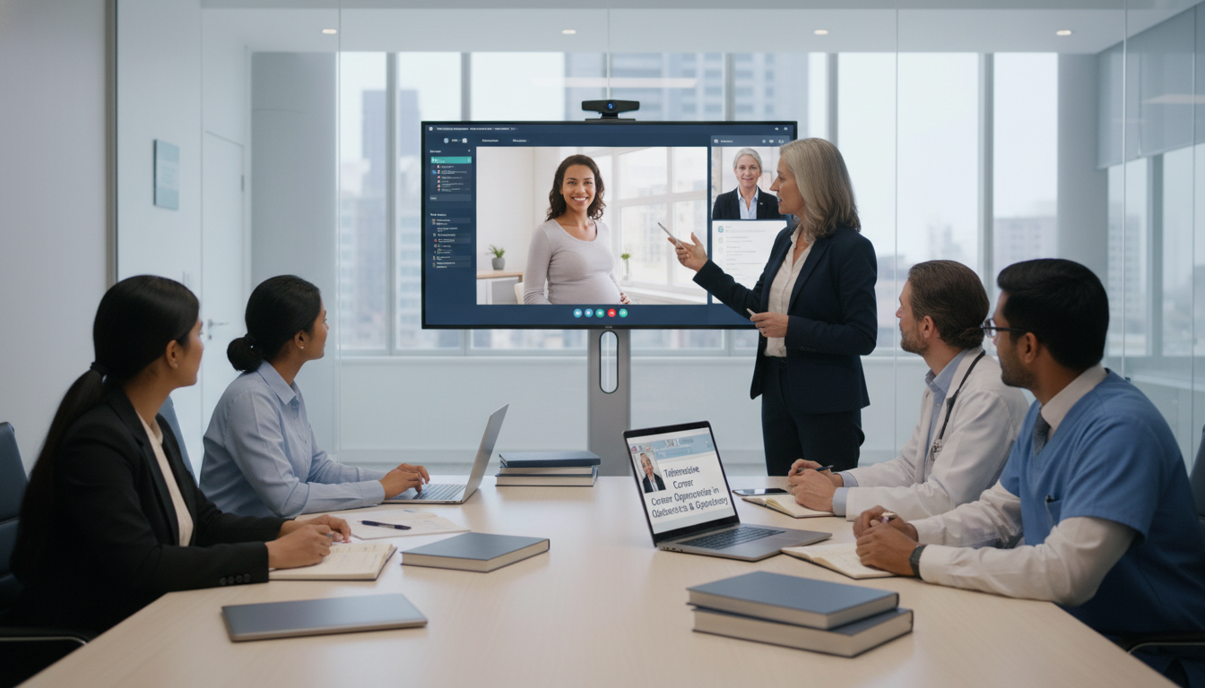 OB GYN resident learning telemedicine skills OB GYN resident learning telemedicine skills - OB GYN residency for Telemedicine Career Opportunities in Obstetrics & Gynecol