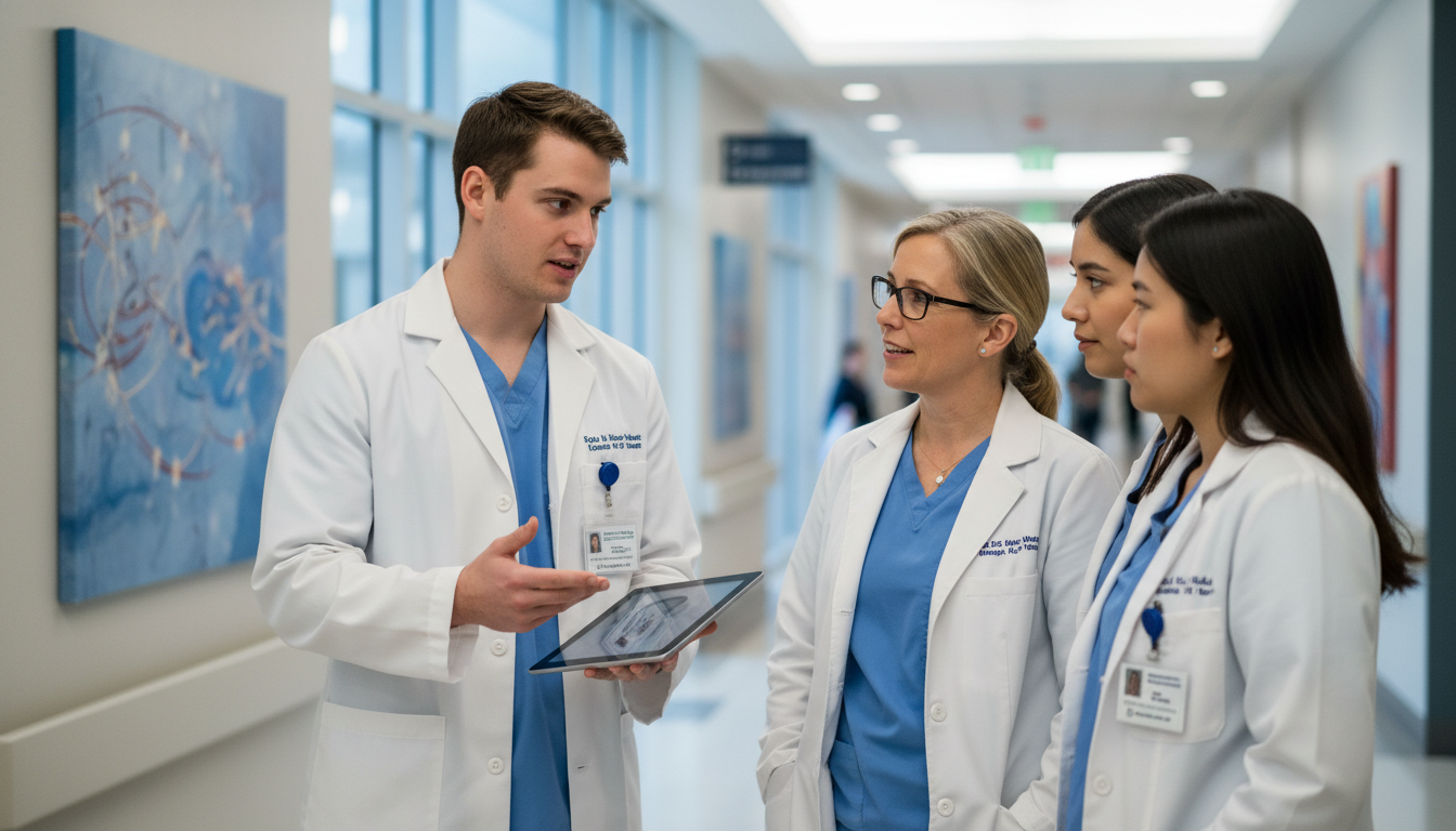 Ophthalmology applicant presenting a case to attending and residents Ophthalmology applicant presenting a case to attending and residents - ophthalmology residency for Away Rotation Strategy in