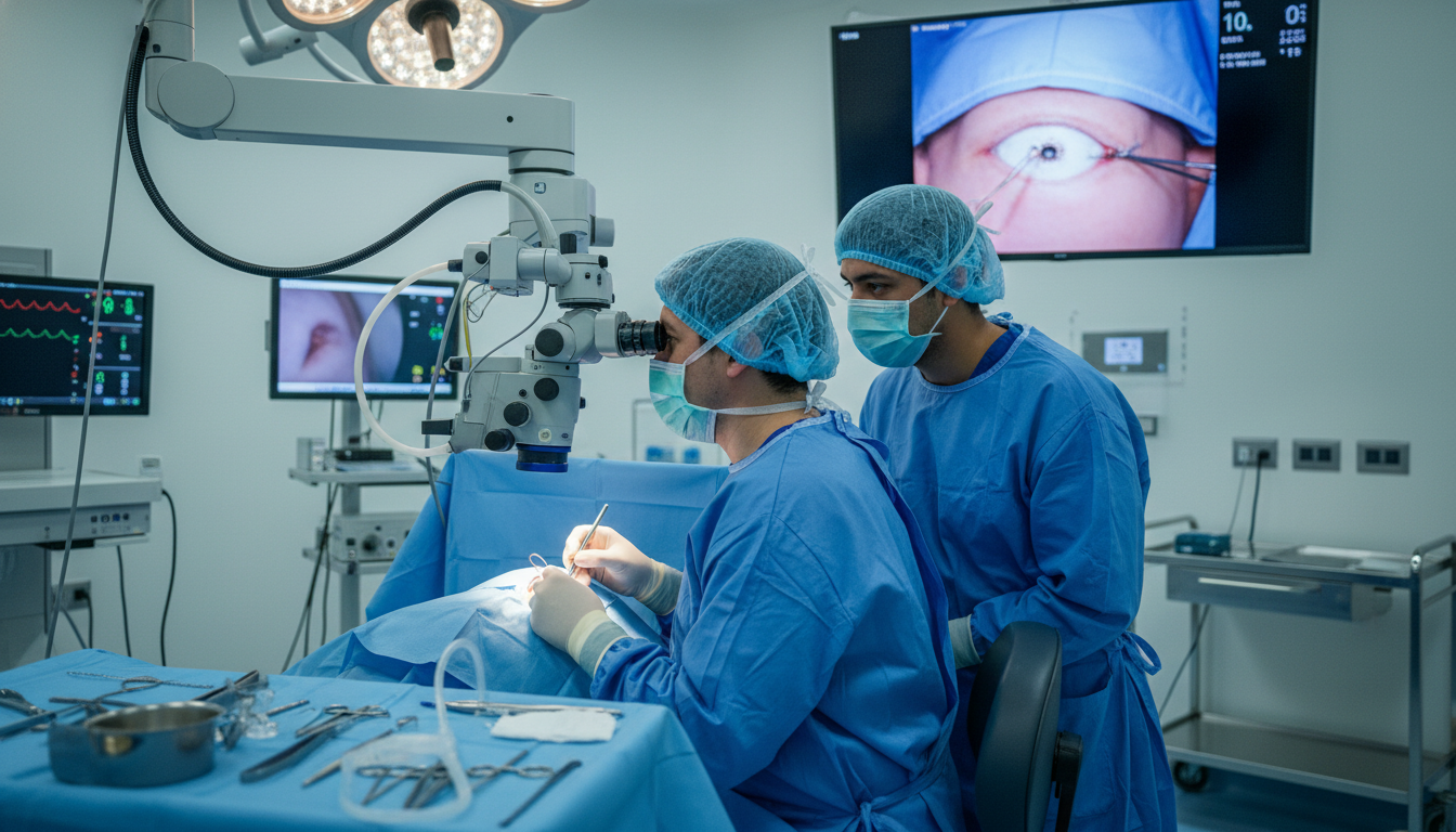 Medical student observing cataract surgery in ophthalmology operating room Medical student observing cataract surgery in ophthalmology operating room - ophthalmology residency for Excelling in Clinica