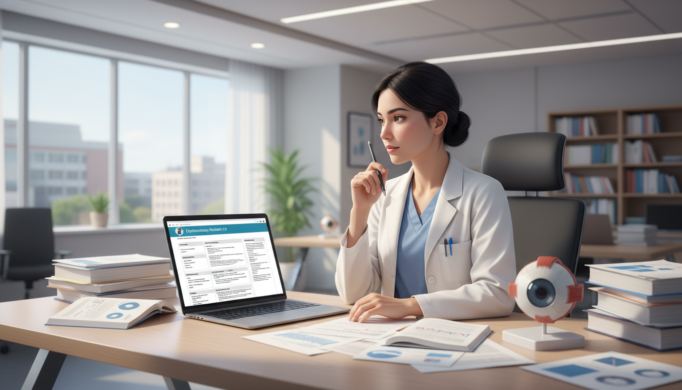 Ophthalmology resident organizing research documents for CV Ophthalmology resident organizing research documents for CV - ophthalmology residency for CV Building in Ophthalmology: A Com