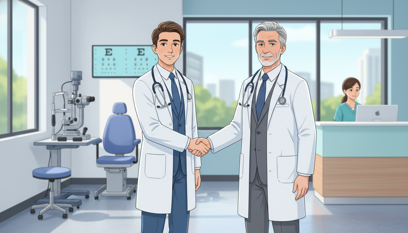 Ophthalmology resident interviewing at a private practice clinic - ophthalmology residency for Job Search Timing in Ophthalmo