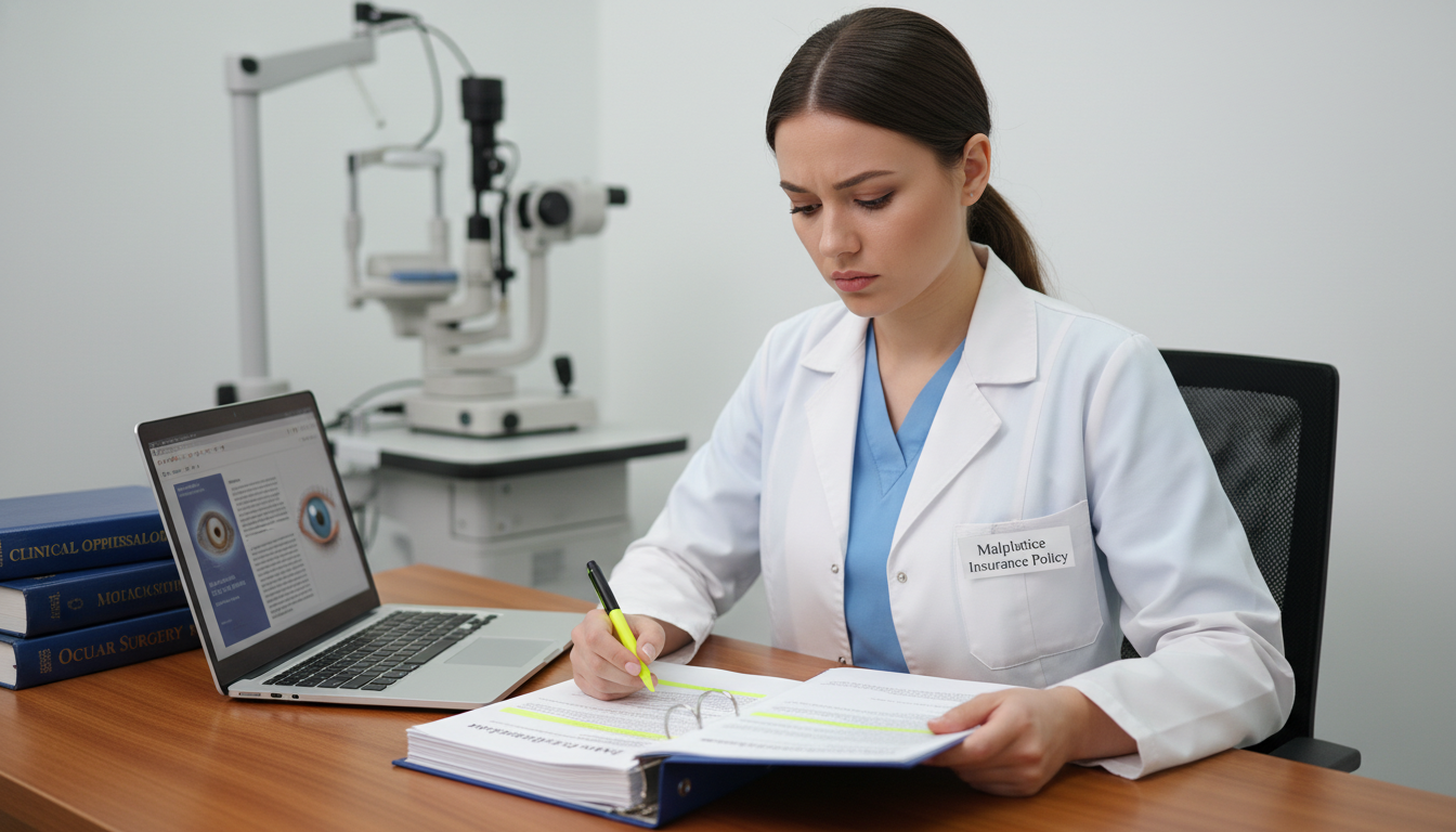 Ophthalmology resident reviewing malpractice policy Ophthalmology resident reviewing malpractice policy - ophthalmology residency for Malpractice Insurance Guide in Ophthalmolog