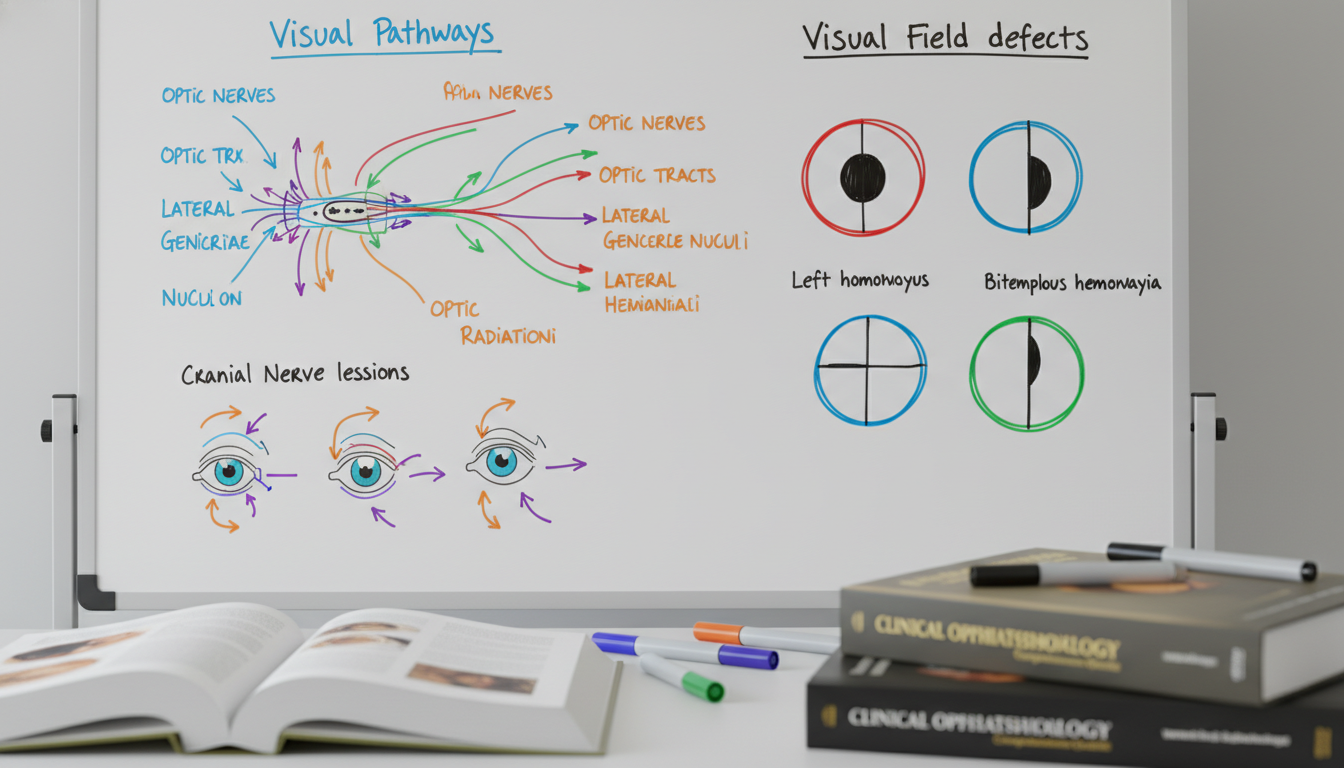 Ophthalmology-related neuroanatomy and pathology for USMLE Step 1 - ophthalmology residency for USMLE Step 1 Preparation in O