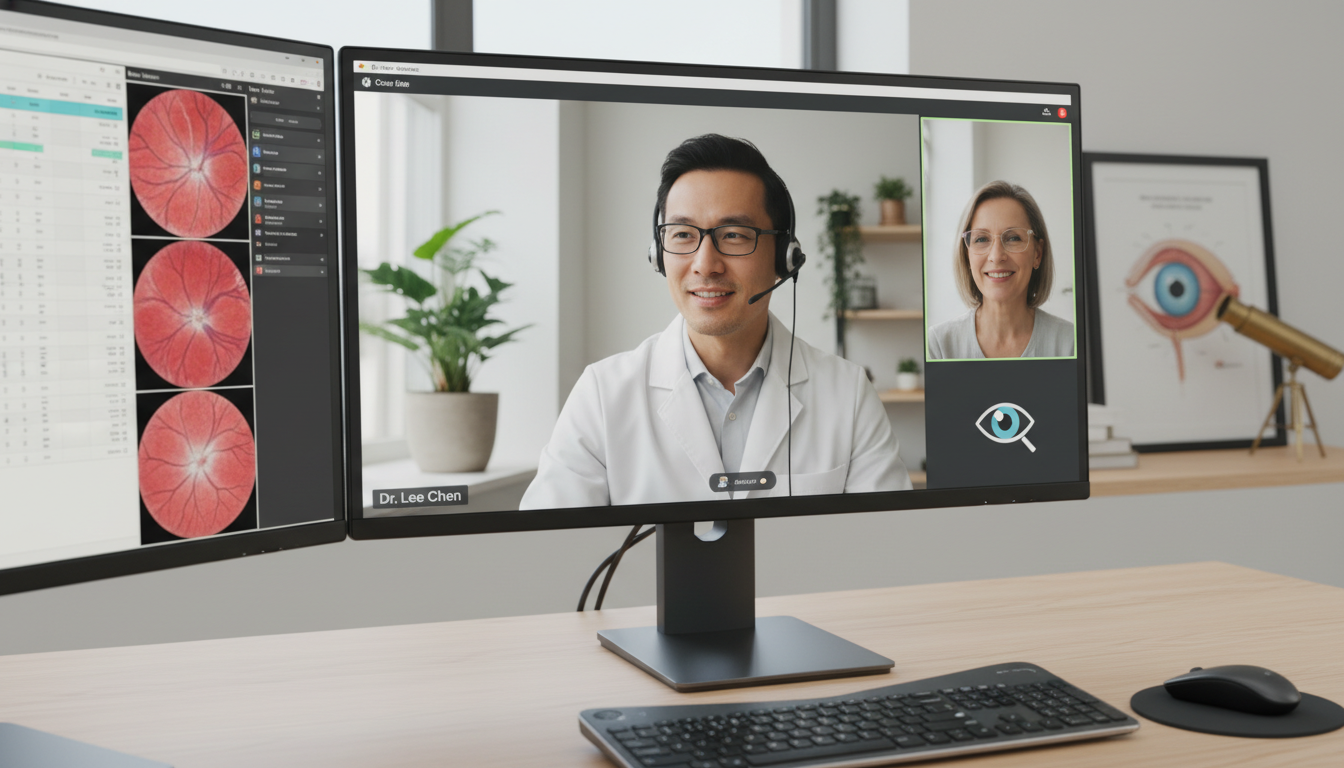Ophthalmology telehealth video consultation setup - ophthalmology residency for Telemedicine Career Opportunities in Ophthalm