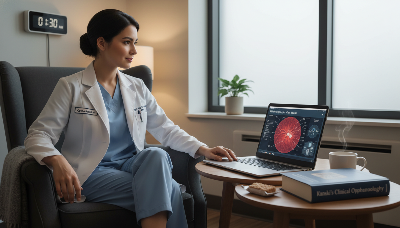 Ophthalmology resident balancing clinical work and studying Ophthalmology resident balancing clinical work and studying - ophthalmology residency for Managing Residency Work Hours in Op
