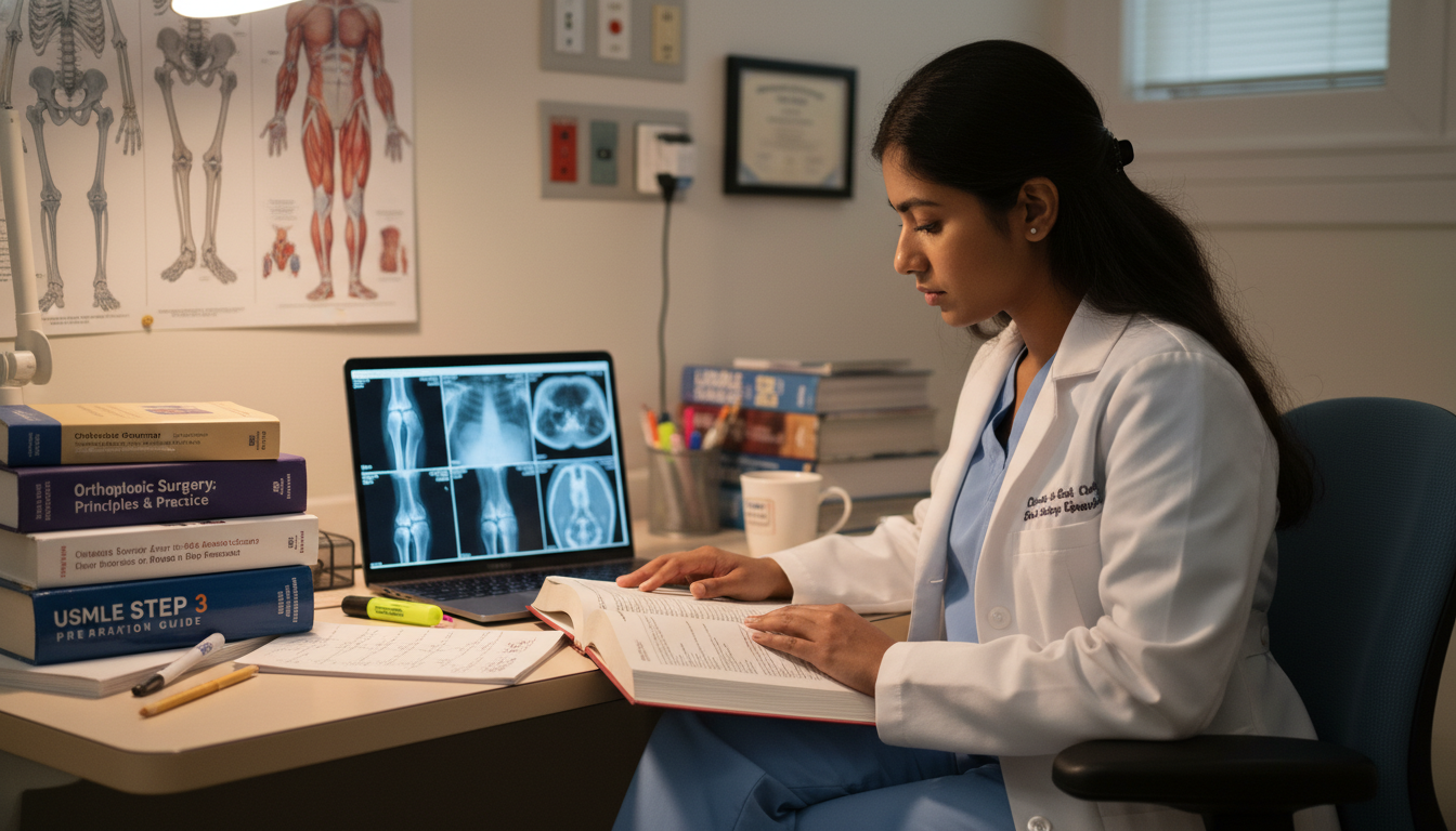International orthopedic surgery resident studying for USMLE exams International orthopedic surgery resident studying for USMLE exams - orthopedic surgery residency for H-1B Sponsorship Progra