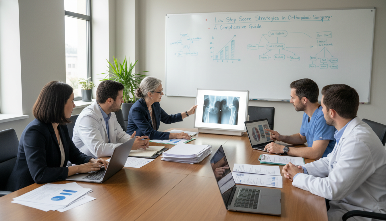 Orthopedic research meeting with medical students and faculty - orthopedic surgery residency for Low Step Score Strategies in