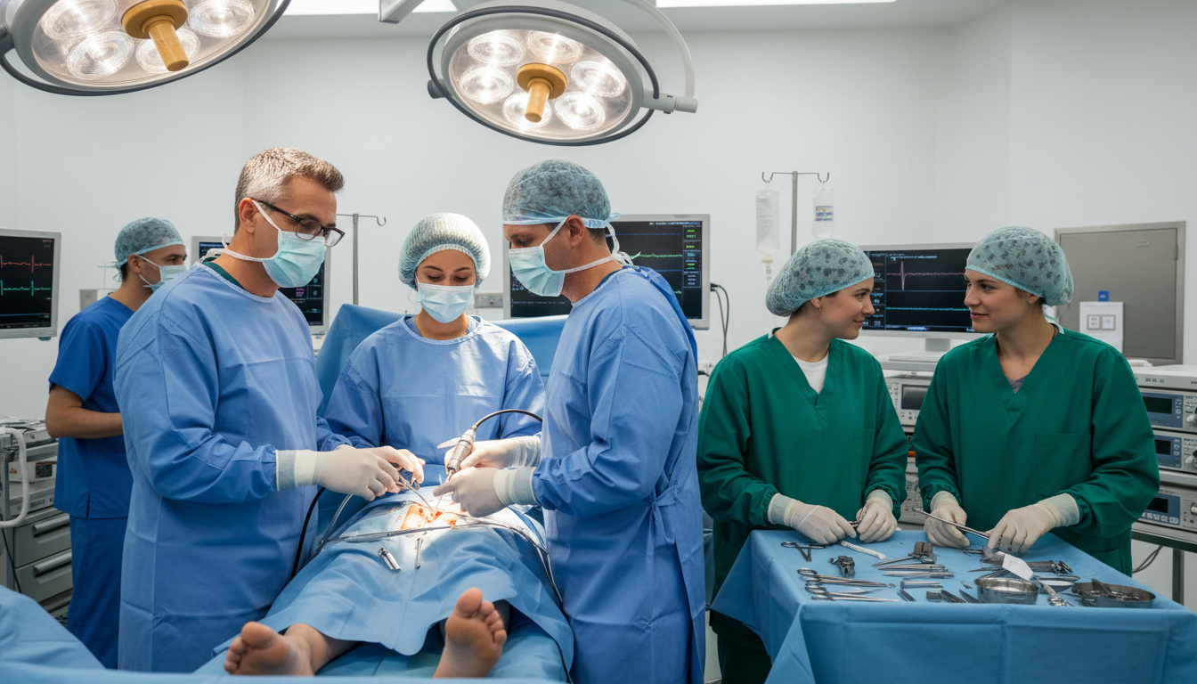 Orthopedic surgery residents in operating room with attending Orthopedic surgery residents in operating room with attending - orthopedic surgery residency for Identifying Malignant Progra