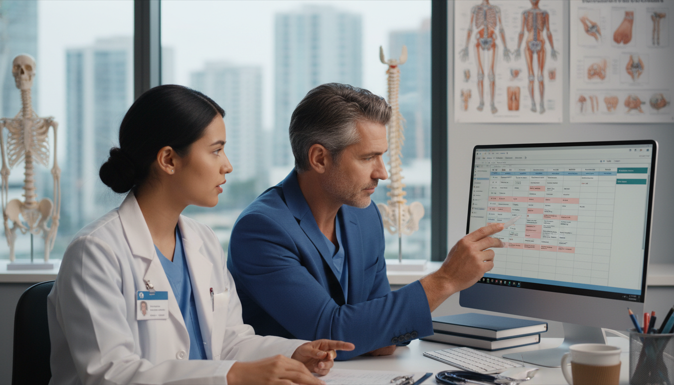 Medical student meeting orthopedic surgeon to arrange shadowing Medical student meeting orthopedic surgeon to arrange shadowing - orthopedic surgery residency for Medical Shadowing Experien