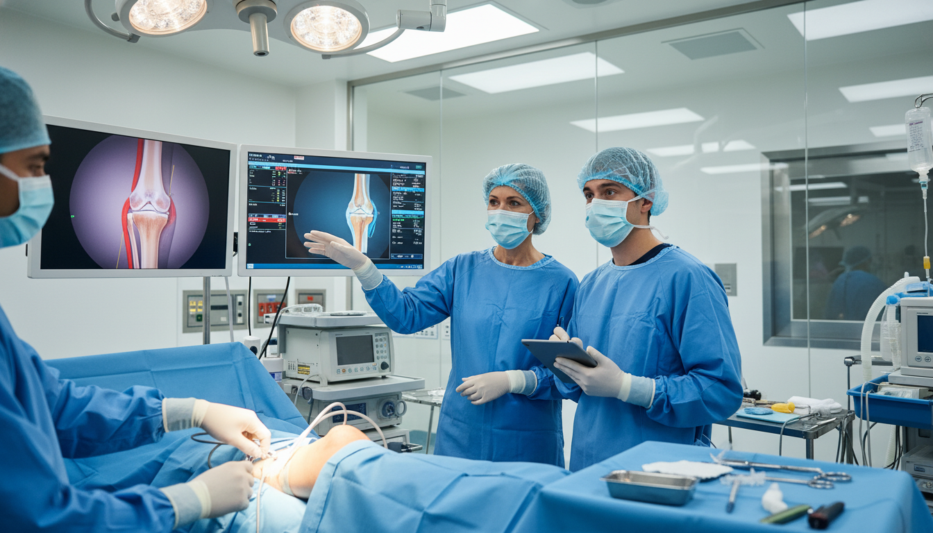 Pre-med shadowing an orthopedic surgeon in the operating room Pre-med shadowing an orthopedic surgeon in the operating room - orthopedic surgery residency for Pre-Med Preparation in Ortho