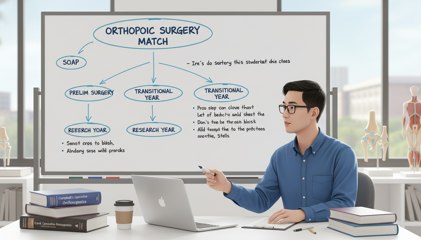 Orthopedic surgery applicant planning backup options before SOAP - orthopedic surgery residency for SOAP Preparation in Ortho