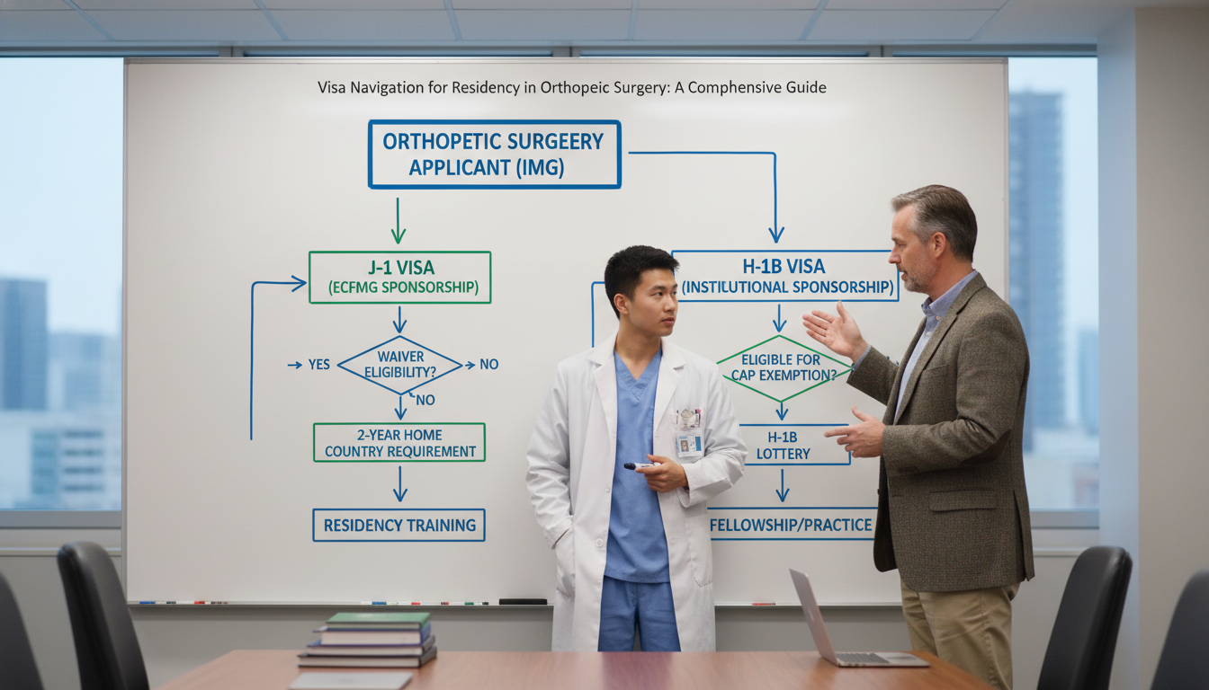 Flowchart showing visa decision-making for orthopedic surgery residency Flowchart showing visa decision-making for orthopedic surgery residency - orthopedic surgery residency for Visa Navigation fo