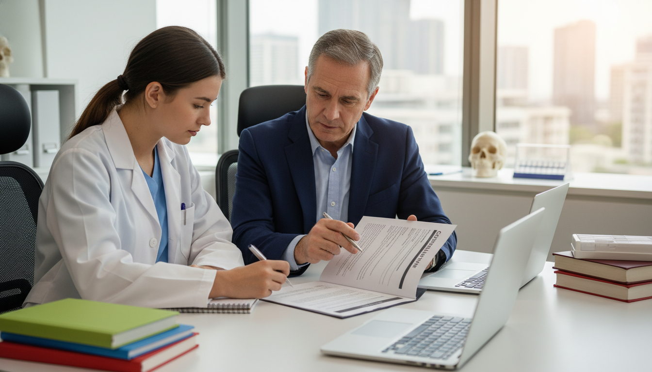 Pathology residency applicant meeting with mentor to review CV Pathology residency applicant meeting with mentor to review CV - pathology residency for CV Building in Pathology: A Comprehe