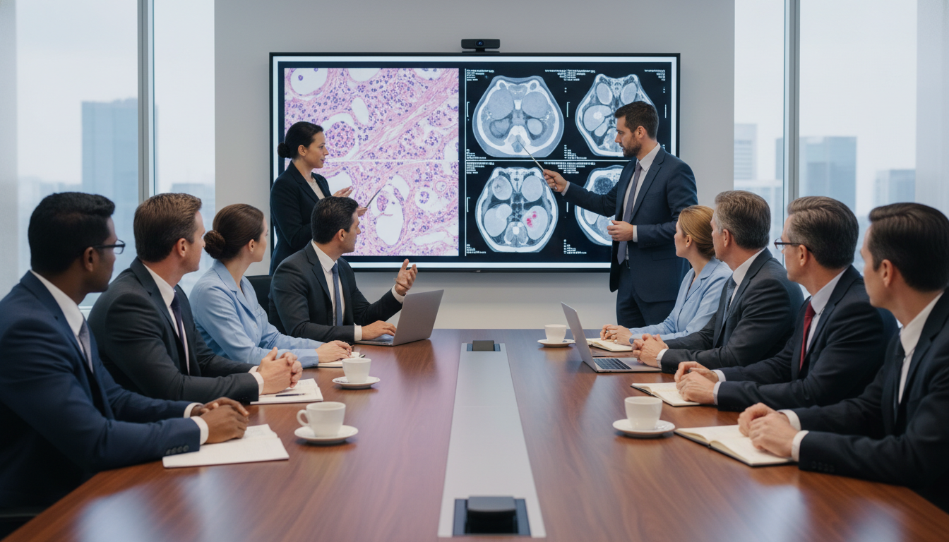 Pathology fellows engaging in multidisciplinary tumor board - pathology residency for Evaluating Fellowship Programs in Patho
