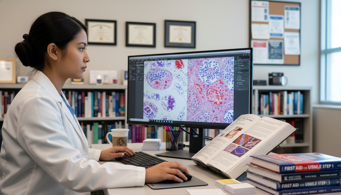 Pathology atlas and digital slide review for Step 1 prep - pathology residency for USMLE Step 1 Preparation in Pathology: A C