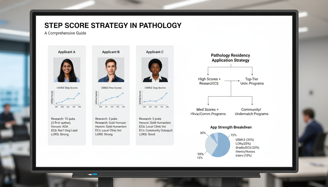 Comparison of different USMLE score profiles for pathology residency applicants - pathology residency for Step Score Strategy