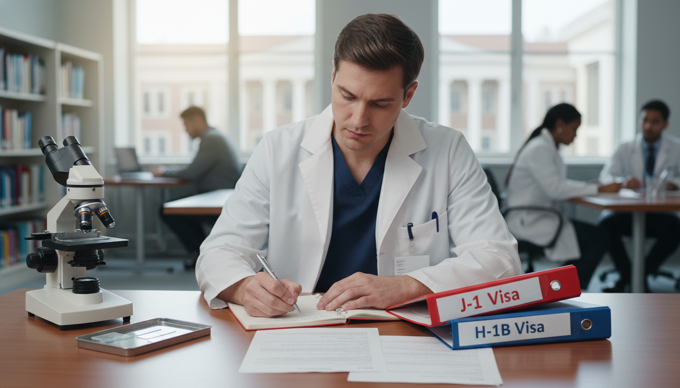 Pathology resident comparing J-1 versus H-1B visa options Pathology resident comparing J-1 versus H-1B visa options - pathology residency for Visa Navigation for Residency in Patholog