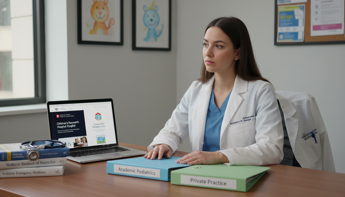 Pediatric resident exploring academic versus private practice Pediatric resident exploring academic versus private practice - pediatrics residency for Academic vs Private Practice in Pedi