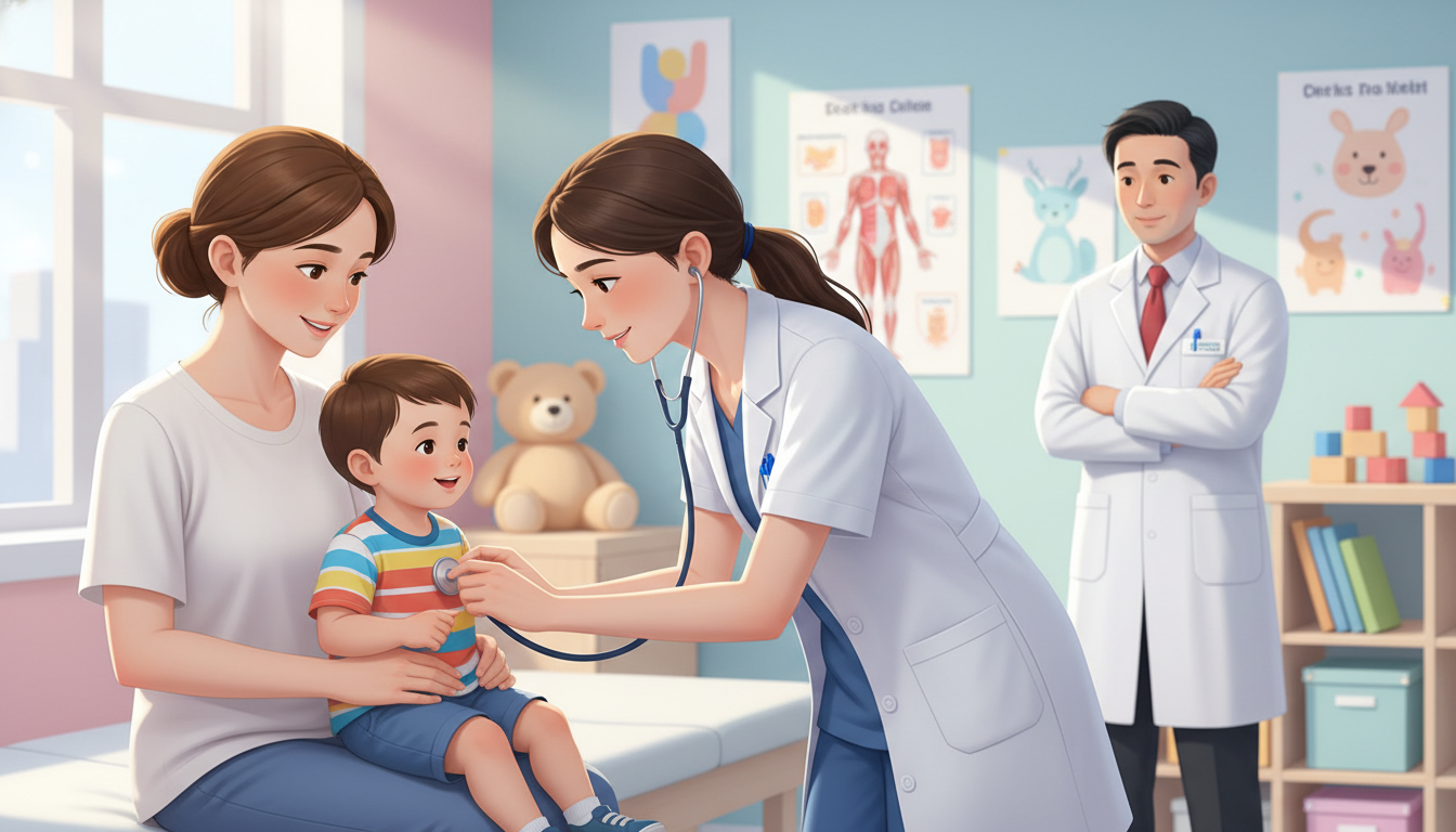 Pediatric physical exam with medical student and toddler Pediatric physical exam with medical student and toddler - pediatrics residency for Excelling in Clinical Rotations in Pediat