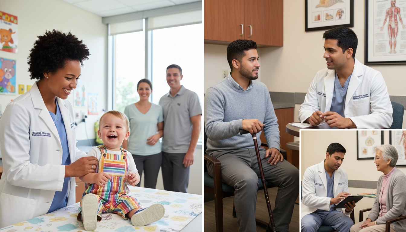 Pediatric and med-peds physicians in different clinical settings - pediatrics residency for Combined vs Categorical Programs