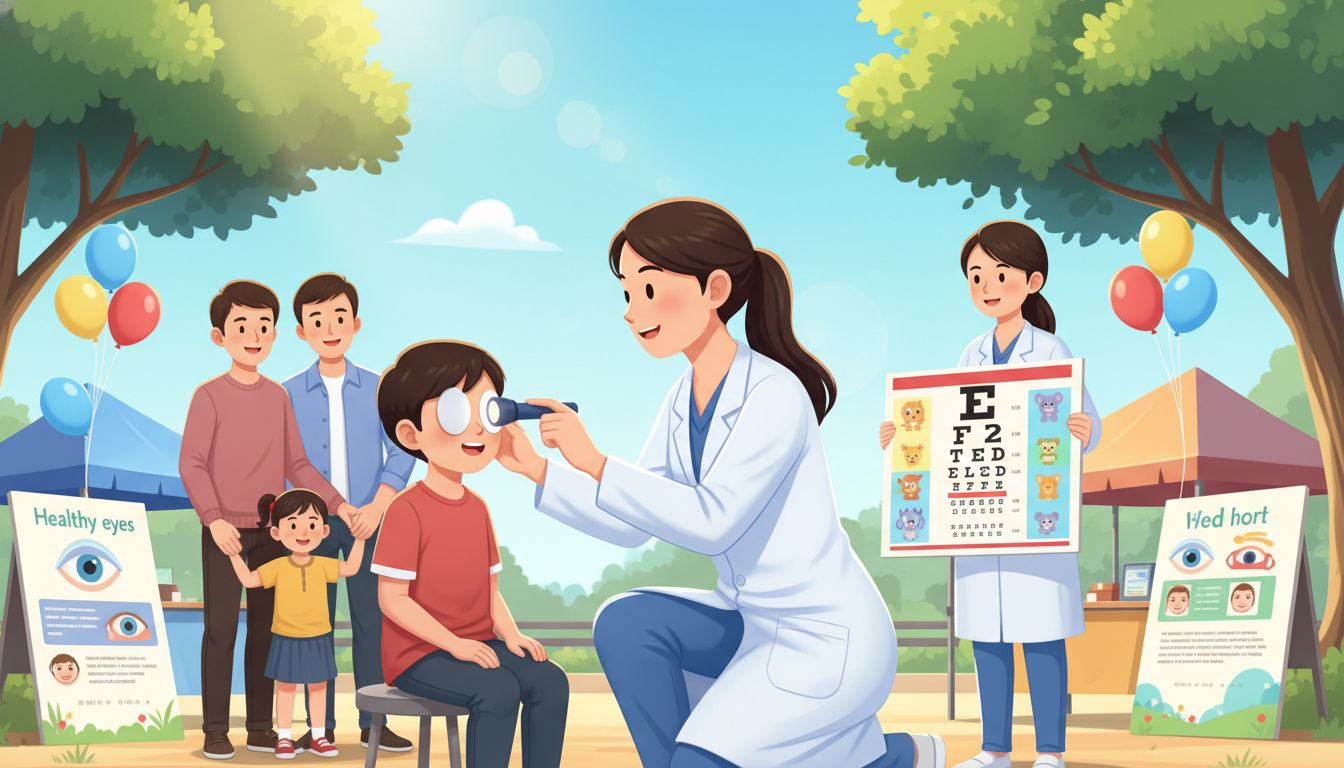 Medical student volunteering at pediatric health fair - pediatrics residency for CV Building in Pediatrics: A Comprehensive G