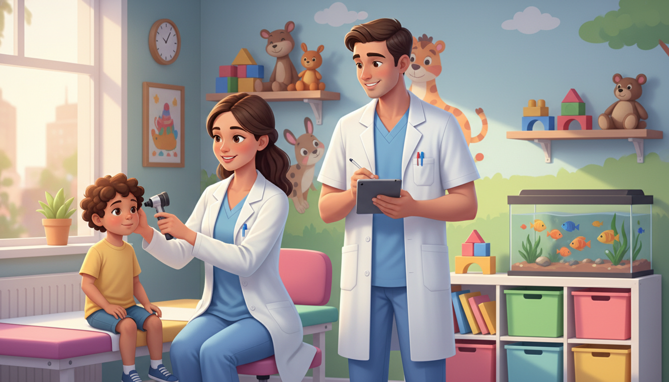 Medical student shadowing a pediatrician during clinic visit Medical student shadowing a pediatrician during clinic visit - pediatrics residency for Surviving First Year of Med School in