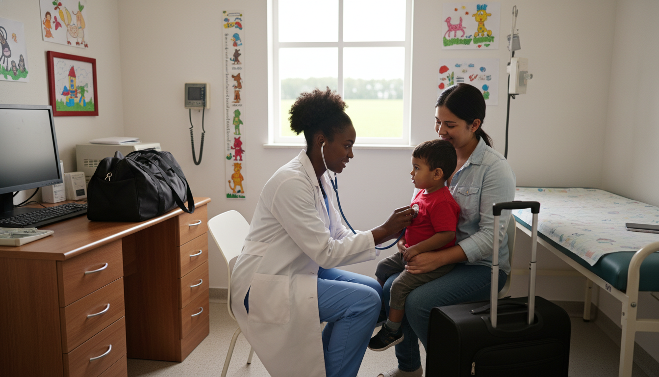Pediatrician working as a travel physician in a rural clinic Pediatrician working as a travel physician in a rural clinic - pediatrics residency for Locum Tenens Opportunities in Pediatr