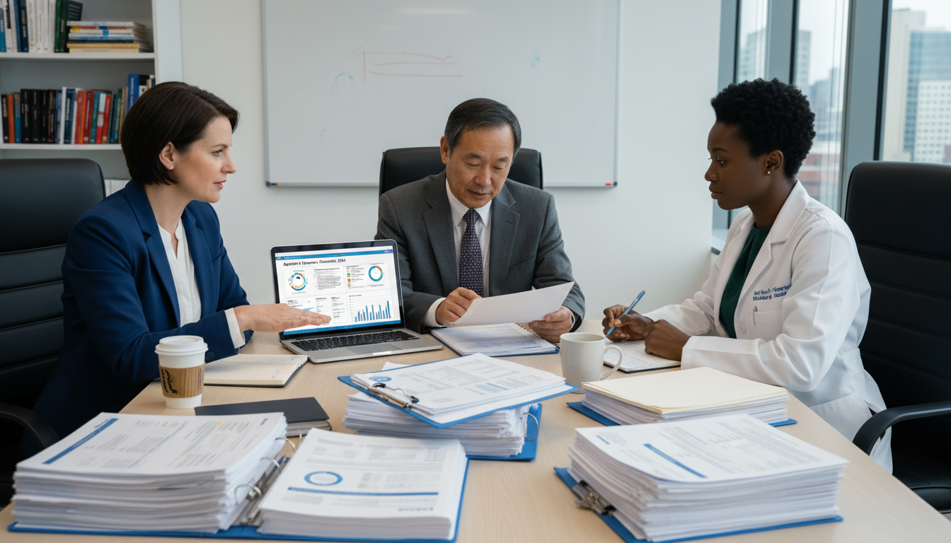 Pediatrics residency program leadership reviewing applications - pediatrics residency for Low Step Score Strategies in Pediat