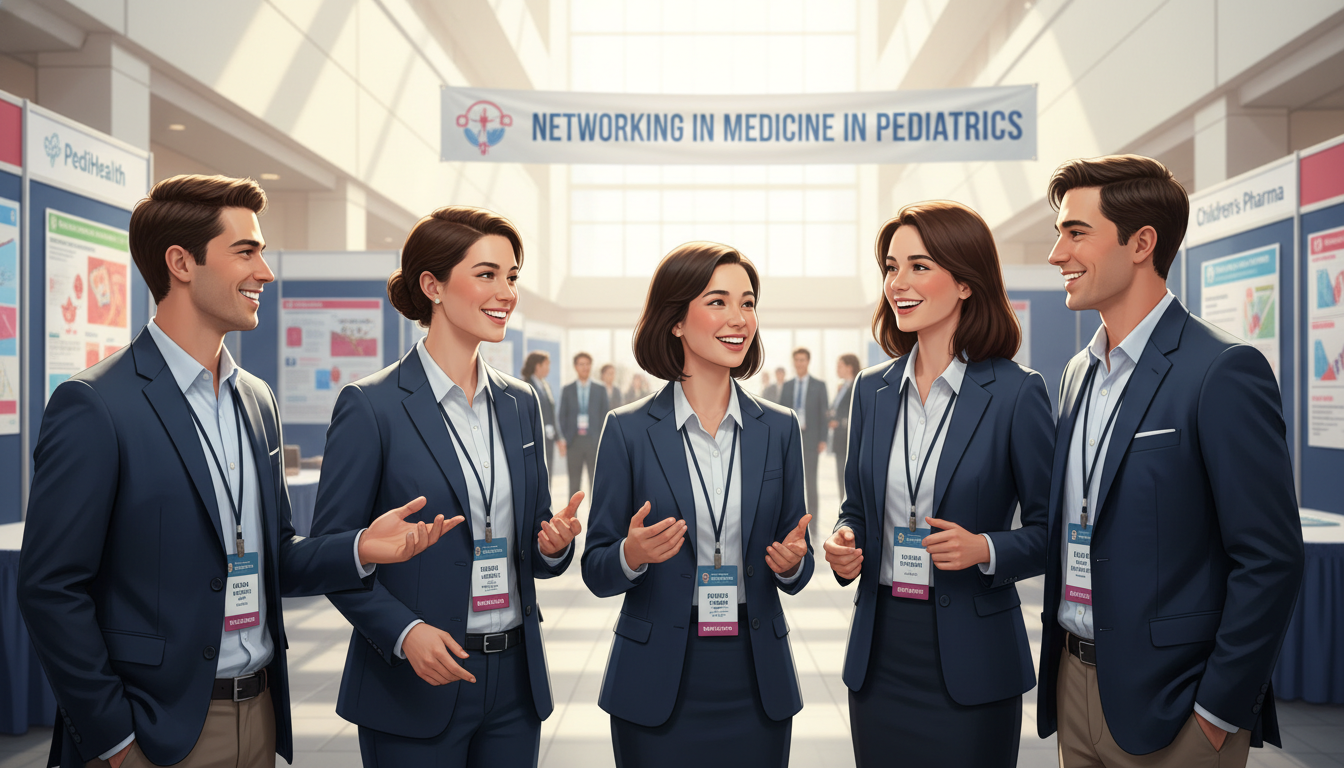 Pediatrics residents networking at a national conference Pediatrics residents networking at a national conference - pediatrics residency for Networking in Medicine in Pediatrics: A C