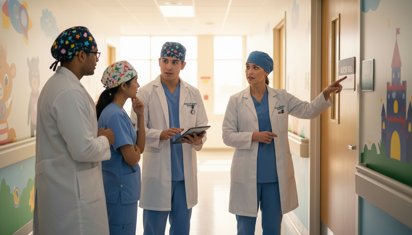 Pediatrics residents collaborating on the wards Pediatrics residents collaborating on the wards - pediatrics residency for How to Research Programs in Pediatrics: A Comprehe