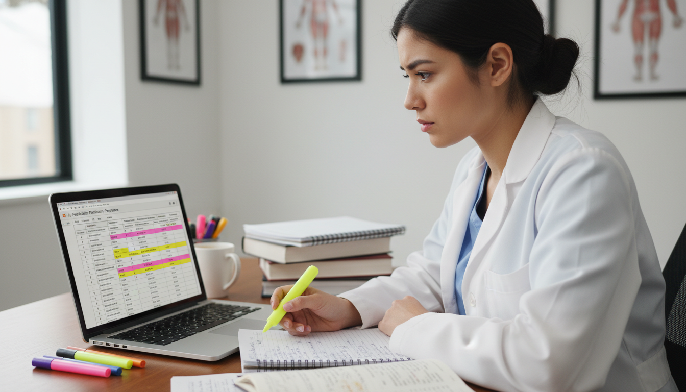 Medical student reviewing pediatrics residency programs on a laptop - pediatrics residency for Program Selection Strategy in