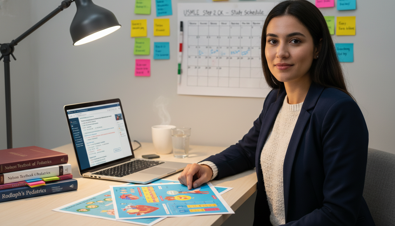 Medical student preparing for Step 2 CK with pediatrics focus - pediatrics residency for Step Score Strategy in Pediatrics: A