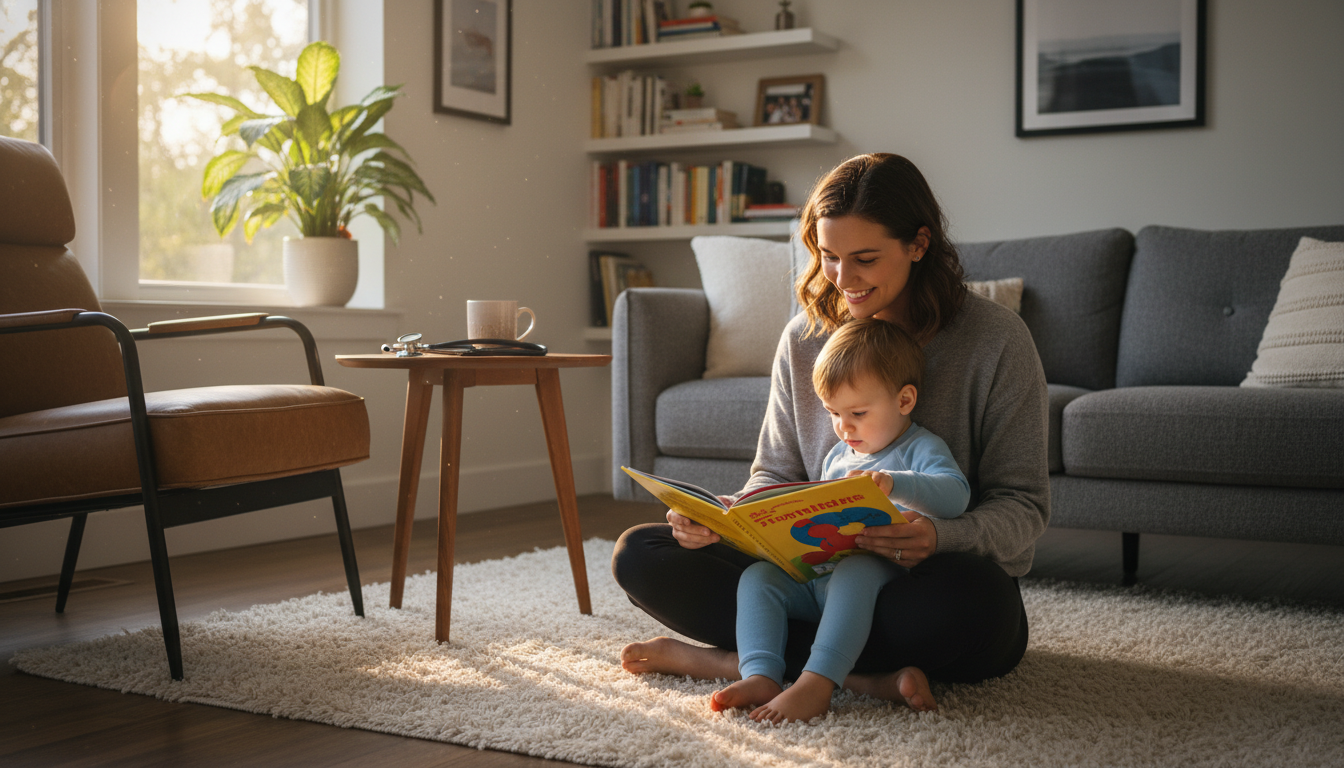 Pediatrics resident spending quality time with family after work Pediatrics resident spending quality time with family after work - pediatrics residency for Work-Life Balance Assessment in P