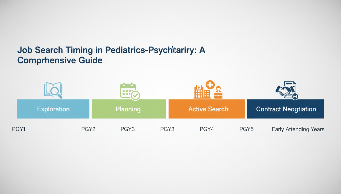 Timeline of job search stages for triple board residents Timeline of job search stages for triple board residents - peds psych residency for Job Search Timing in Pediatrics-Psychiatr