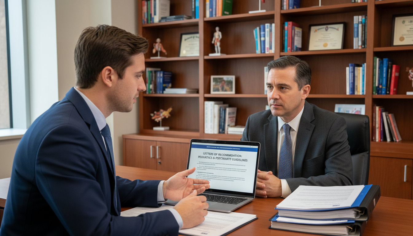 Medical student meeting with faculty mentor about letters of recommendation Medical student meeting with faculty mentor about letters of recommendation - peds psych residency for Letters of Recommendat