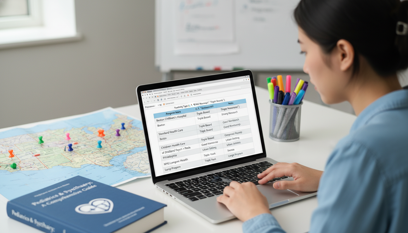 Medical student creating a residency program research spreadsheet Medical student creating a residency program research spreadsheet - peds psych residency for How to Research Programs in Pedi