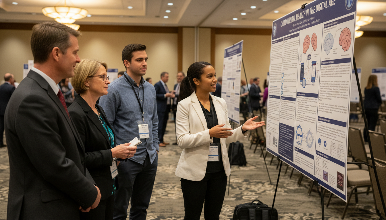 Resident Presenting Pediatrics-Psychiatry Research Poster Resident Presenting Pediatrics-Psychiatry Research Poster - peds psych residency for Research During Residency in Pediatrics-