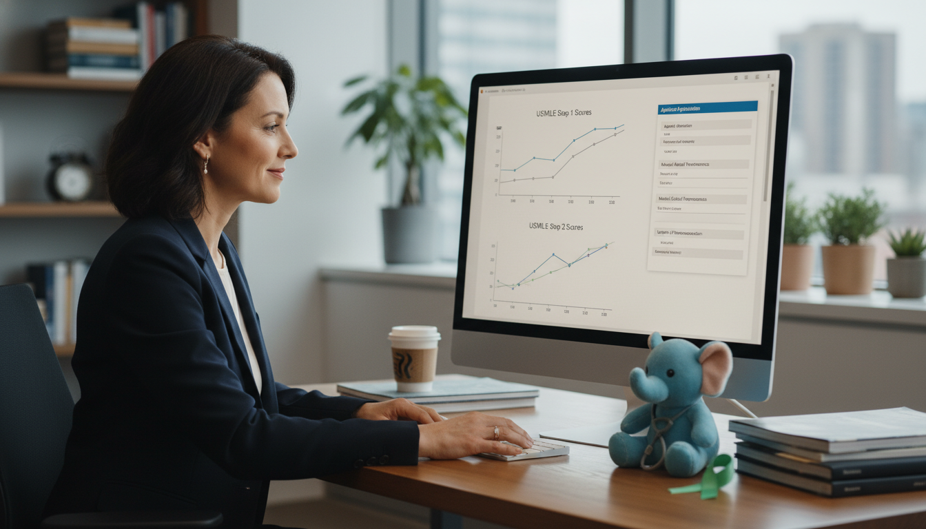 Residency program director reviewing USMLE Step scores and application - peds psych residency for Step Score Strategy in Pedi