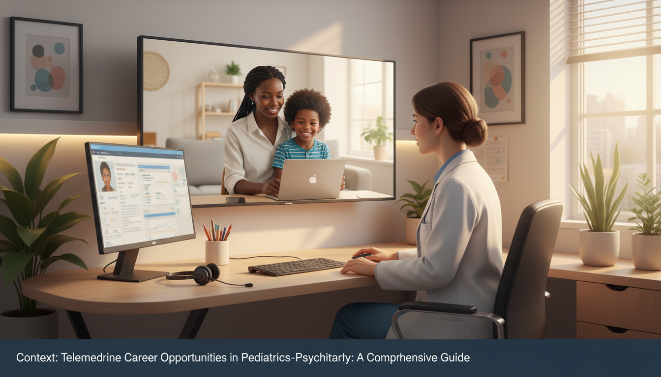 Explore Telemedicine Career Opportunities in Pediatrics-Psychiatry