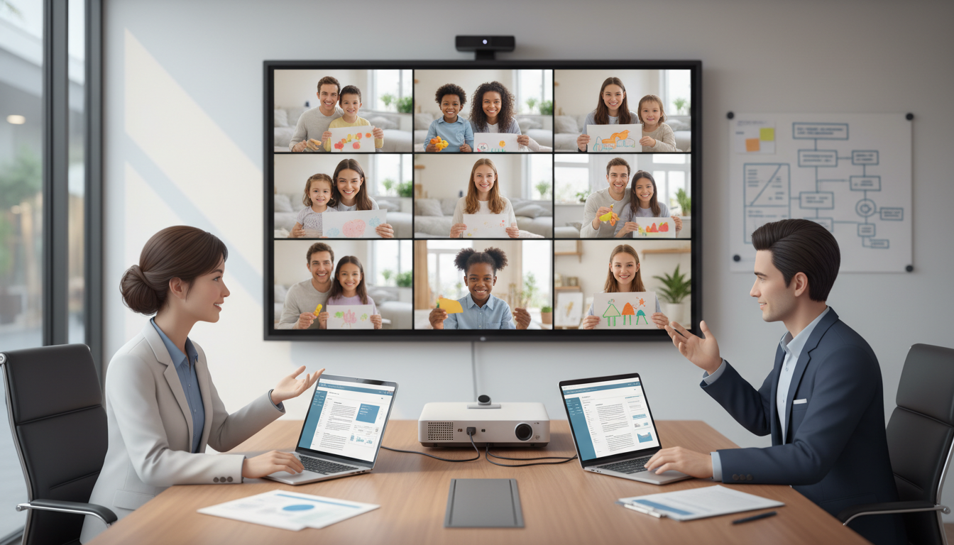 Pediatric Telepsychiatry Team Meeting Pediatric Telepsychiatry Team Meeting - peds psych residency for Telemedicine Career Opportunities in Pediatrics-Psychiatry: