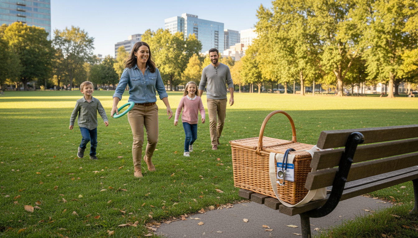 Physiatrist enjoying time with family outdoors after clinic Physiatrist enjoying time with family outdoors after clinic - PM&R residency for Work-Life Balance Assessment in Physical Med