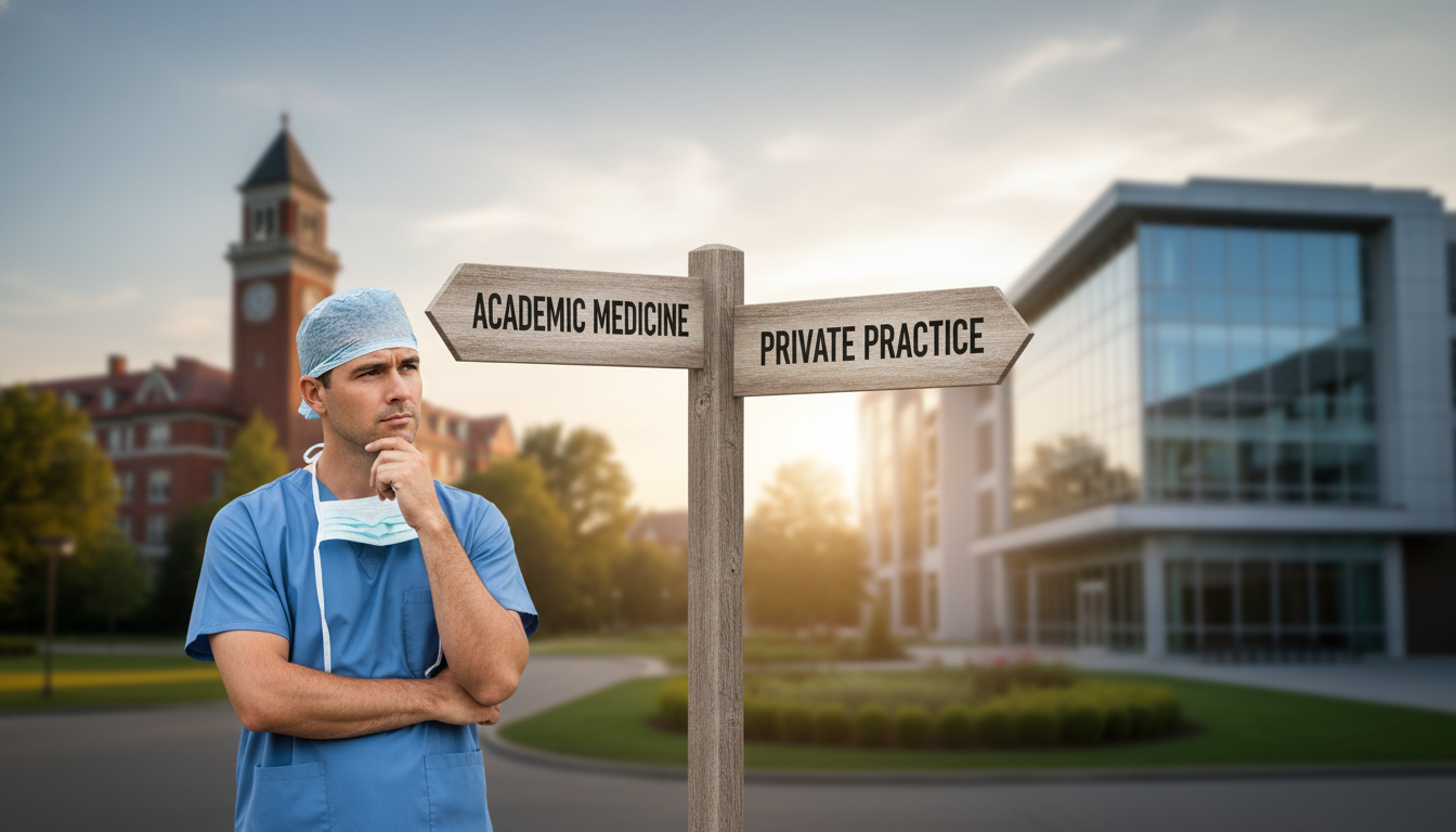 Academic vs Private Practice in Plastic Surgery: Choosing Your Path