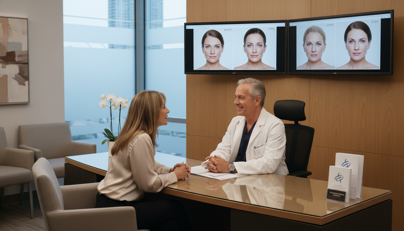 Private Practice Plastic Surgeon Consulting Aesthetic Patient Private Practice Plastic Surgeon Consulting Aesthetic Patient - plastic surgery residency for Academic vs Private Practice in