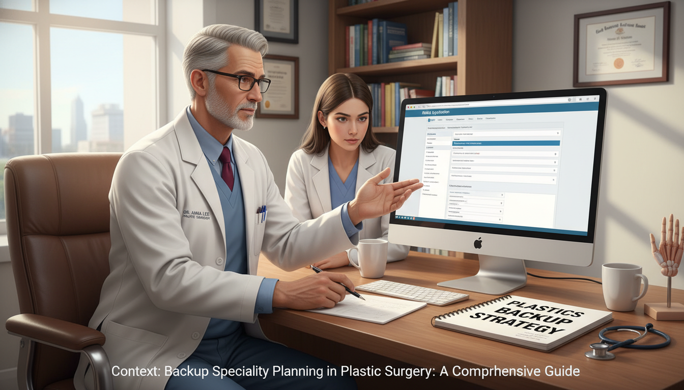 Medical student meeting with plastic surgery mentor to discuss backup plan Medical student meeting with plastic surgery mentor to discuss backup plan - plastic surgery residency for Backup Specialty P