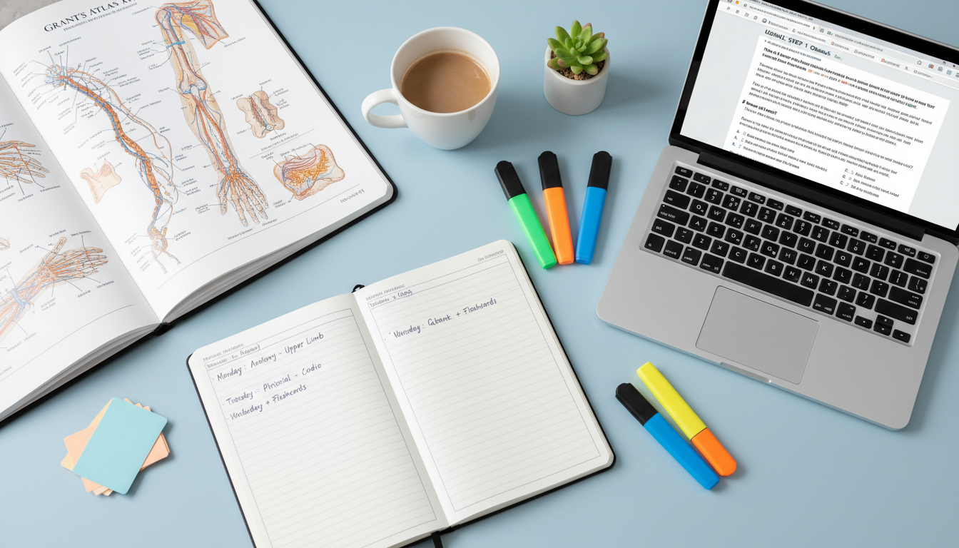 Study planner for USMLE Step 1 focused on anatomy and surgery Study planner for USMLE Step 1 focused on anatomy and surgery - plastic surgery residency for USMLE Step 1 Preparation in Pla
