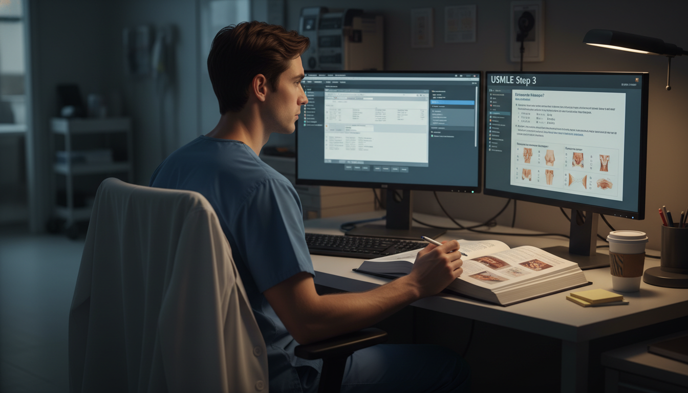 Plastic surgery resident balancing clinical work and Step 3 exam preparation Plastic surgery resident balancing clinical work and Step 3 exam preparation - plastic surgery residency for USMLE Step 3 Pre