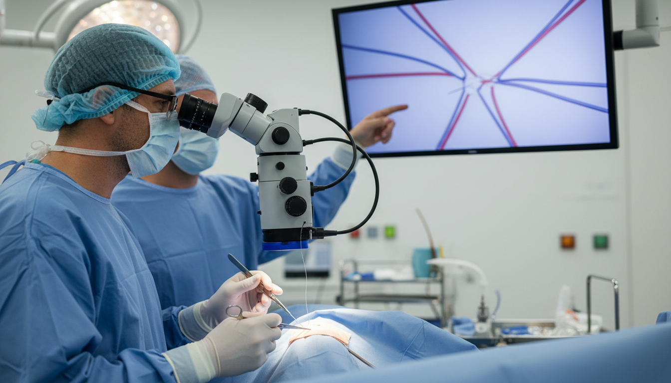 Microsurgery fellow performing free flap reconstruction - plastic surgery residency for Surgical Fellowship Pathways in Plast