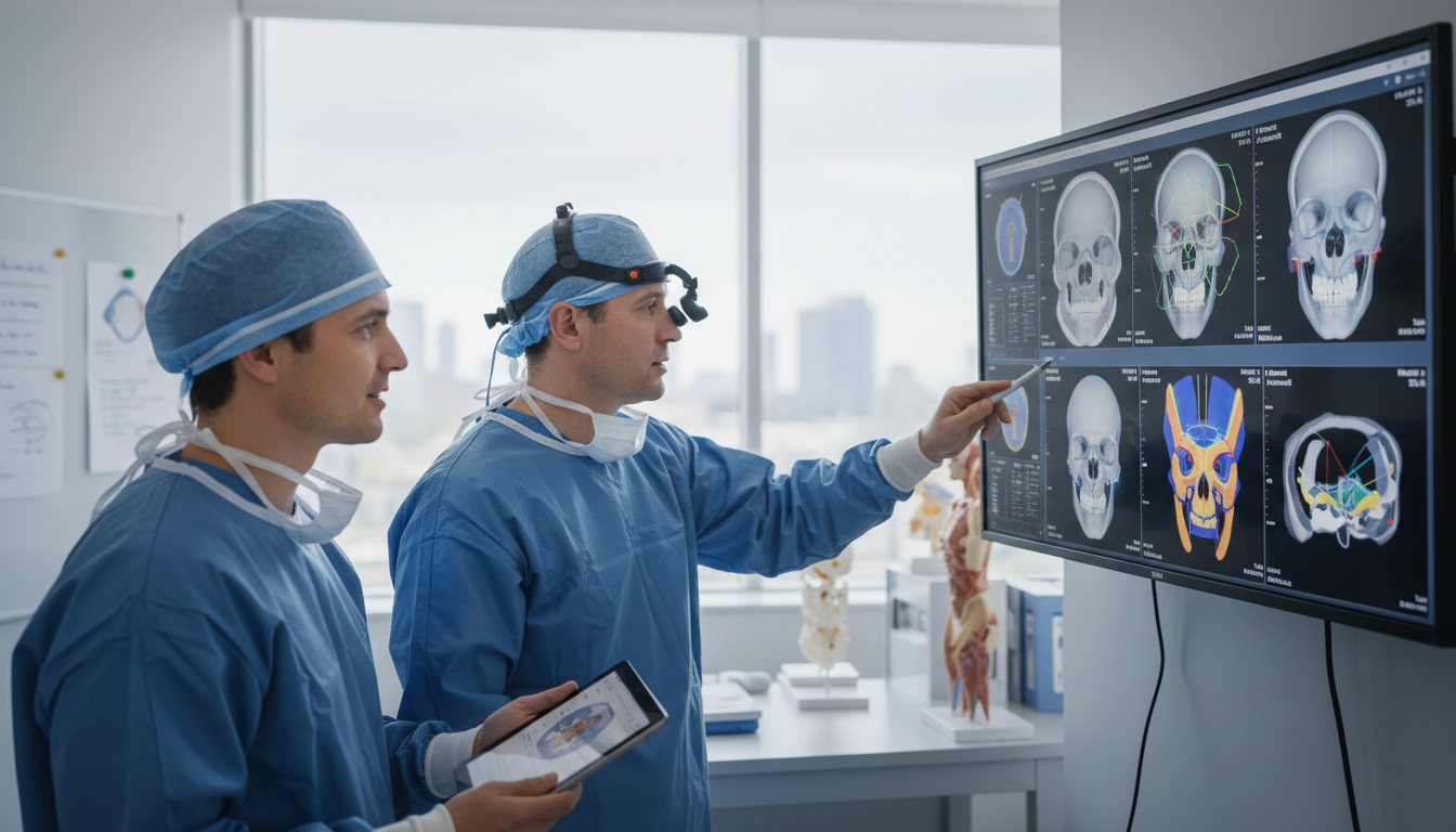 Craniofacial surgery team planning complex reconstruction - plastic surgery residency for Surgical Fellowship Pathways in Pla