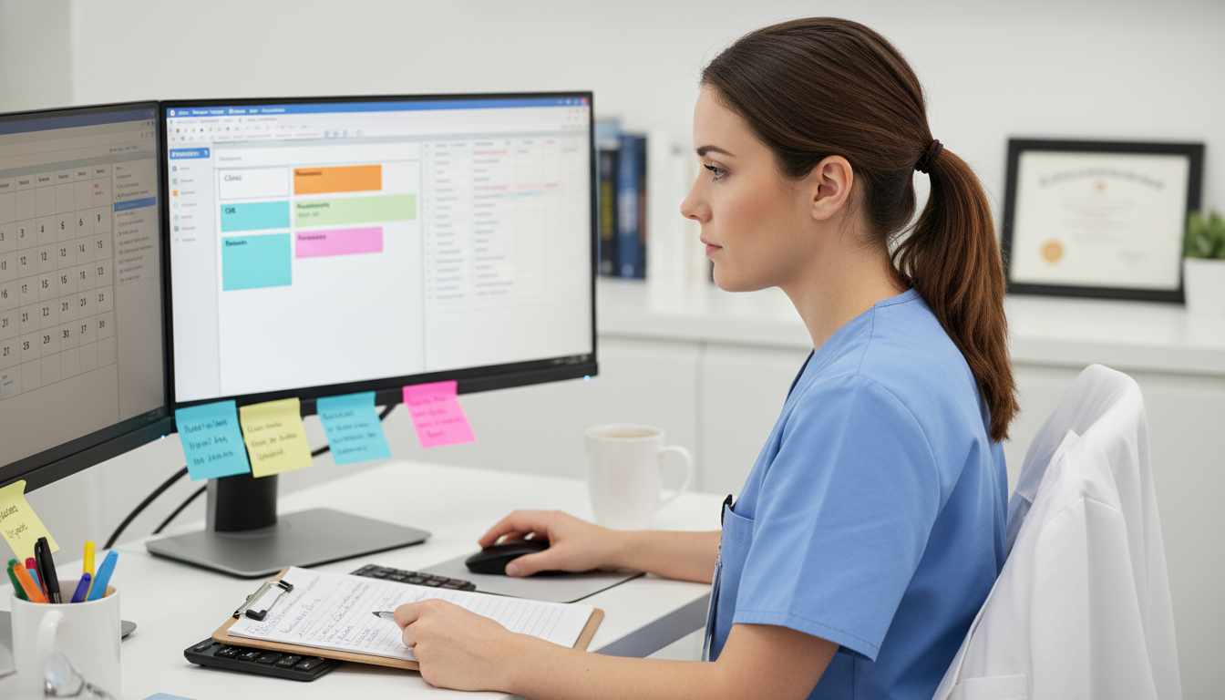 Plastic surgery resident organizing patient list and schedule Plastic surgery resident organizing patient list and schedule - plastic surgery residency for Managing Residency Work Hours i